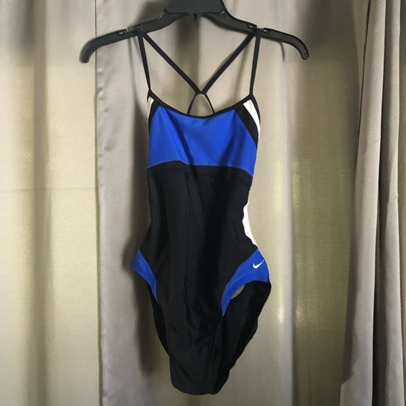 Nike Other - Nike One Piece Color Block Logo Swimsuit